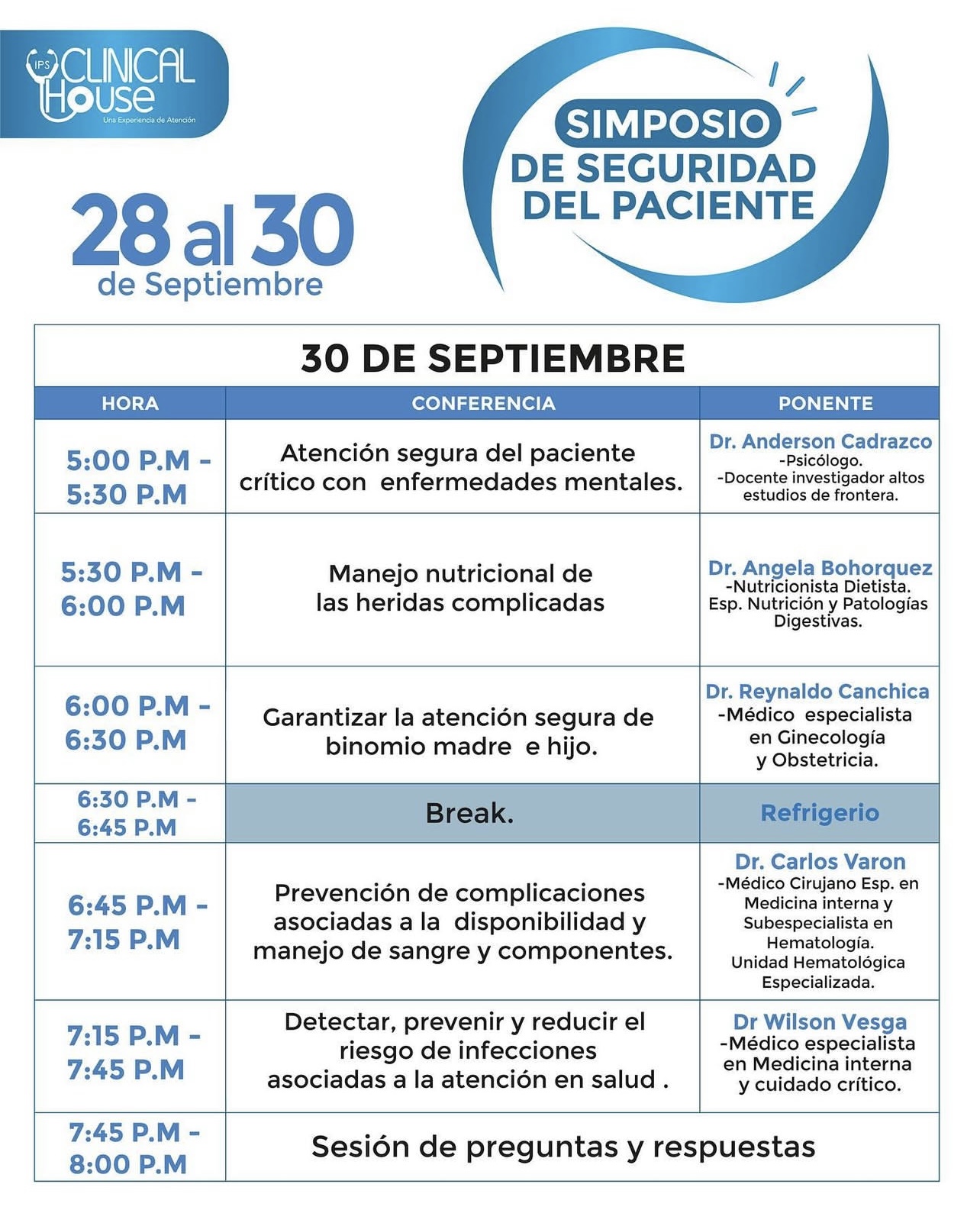 Cronograma Detalle Día 3